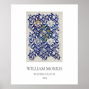 ART POSTER: WILLIAM MORRIS : VATTENFÄRG 1883 POSTER