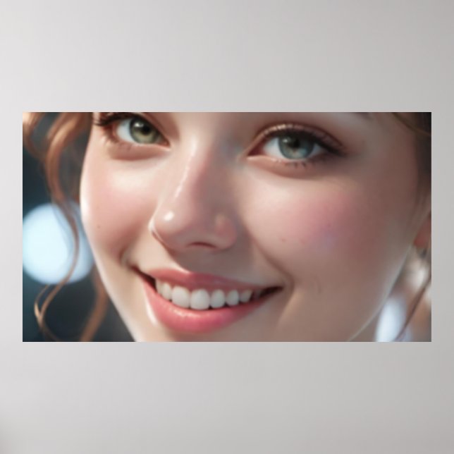 Art Potpourri  Blurry Girl Poster (Framsidan)