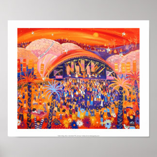 Art Print: Afrika anropar Live 8 Eden-projektet Poster