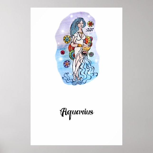 Art print Aquarius Poster (Framsidan)