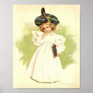 Art Print av Maud Humphrey Little School Days Poster
