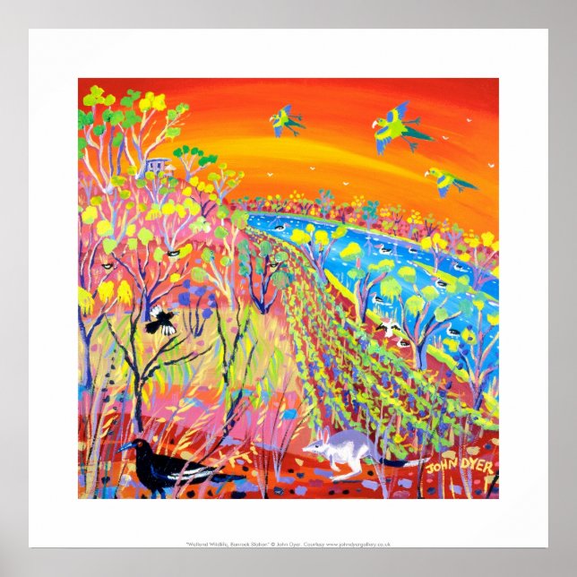 Art Print: Banrock Station Wetland Wildlife. Poster (Framsidan)