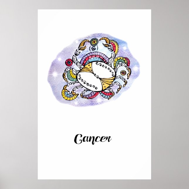 Art print Cancer Poster (Framsidan)