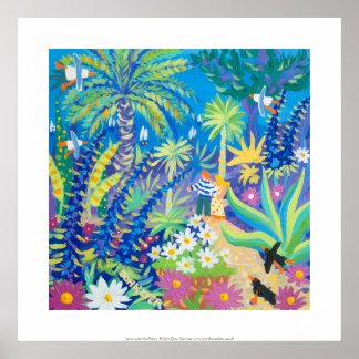 Art Print: Kärlek under Handflatan Abbey Garden Poster