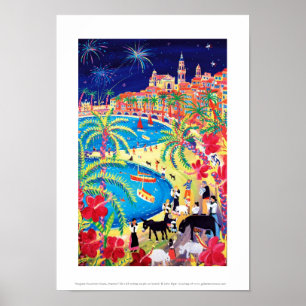 Art Print: Magic Mountain Music, Menton Poster