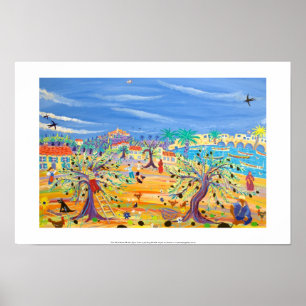 Art Print: Olive Route. Sång Drinkwater Poster
