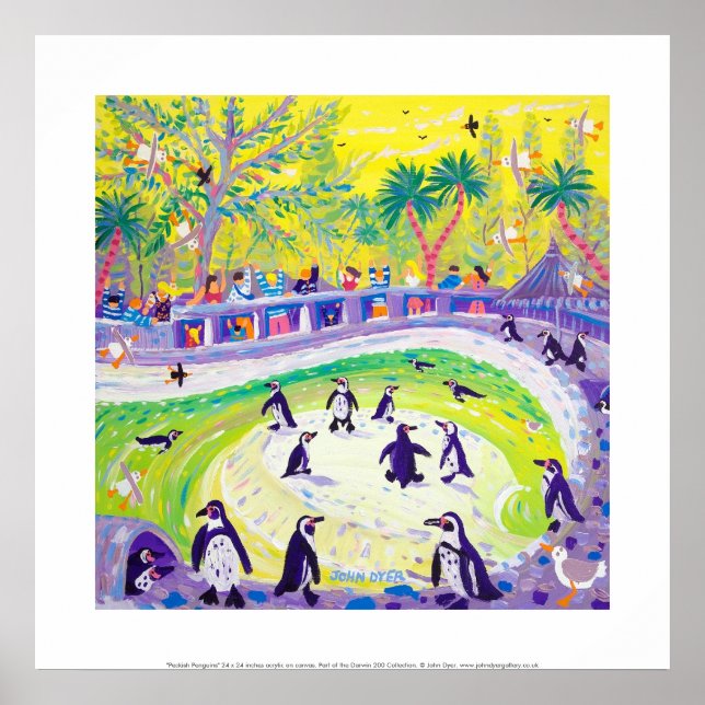 Art Print: Peckish Penguins Poster (Framsidan)