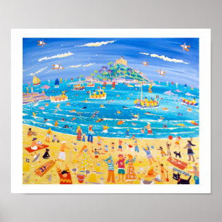 Art Print: St Michael's Mount. Stora Kanvastryck Poster