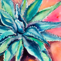 Art Print- Texas Agave-Poster