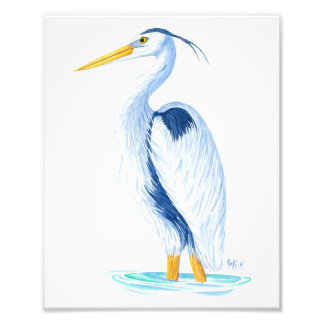 Art Print - Underbar Blue Heron Fototryck