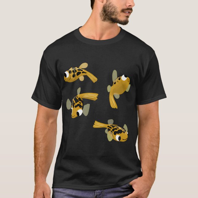 Ärt Puffar Fisk Grupp T Shirt (Framsida)