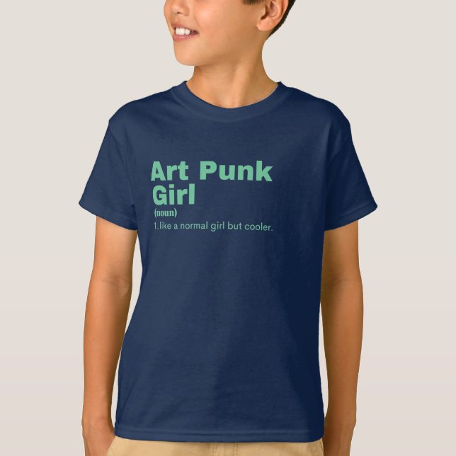 Art Punk Girl - Art Punk  T Shirt (Framsida)