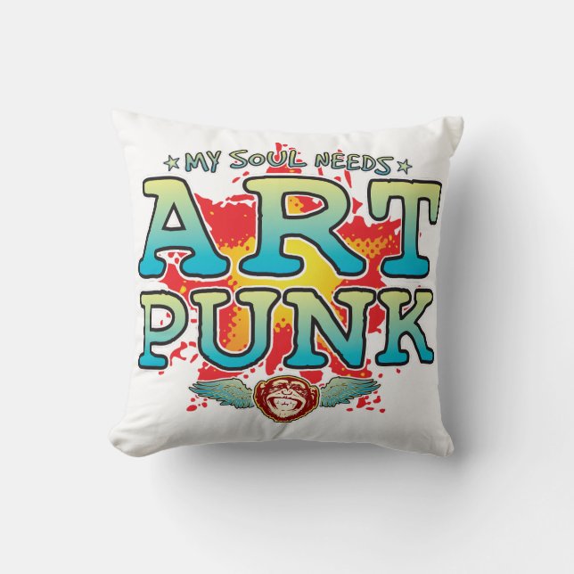 Art Punk Soul Cushion Kudde (Framsida)