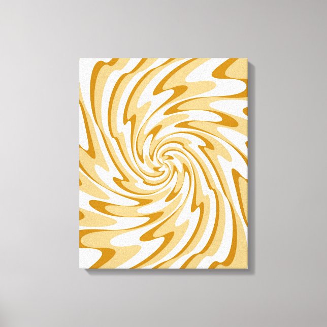 Art Retro Swirl Vinkarare Abstrakt Canvastryck (Framsida)
