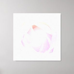 ** Art Rosa Peach Ro Blommigt AR8 Stretched Canvas