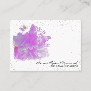 *~* Art Rosa Peony Pays Art Butterfly AR3 Visitkort