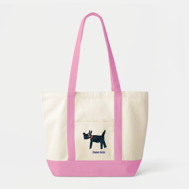 Art Shopping bag: Scotty Hund Tygkasse (Framsidan)