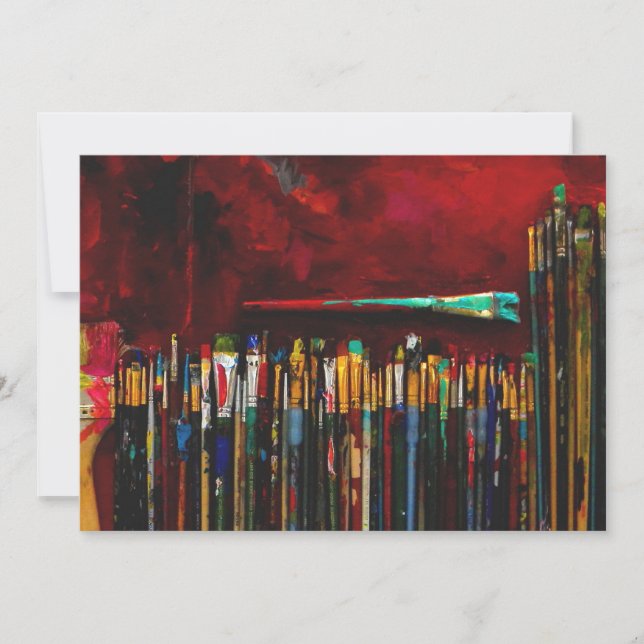 Art Show-inbjudan Inbjudningar (Framsida)