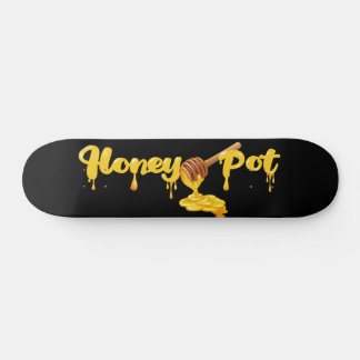 Art-skal för honung Pot Wall Mini Skateboard Bräda 18,5 Cm