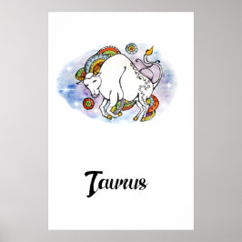 Art Skriv ut Taurus Poster