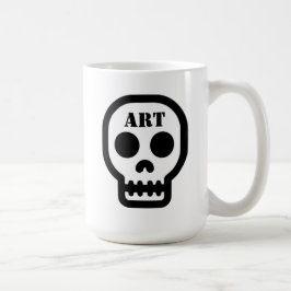 Art Skull Classic Coffee Mug Kaffemugg