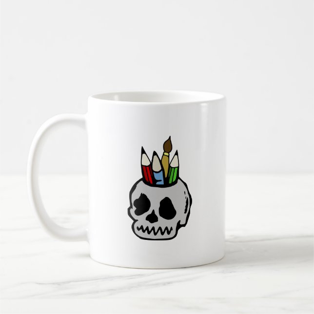 Art Skull Kaffemugg (Vänster)