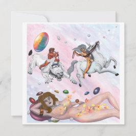 Art Sleeping Goddes drömmer om Gud rider Lioness