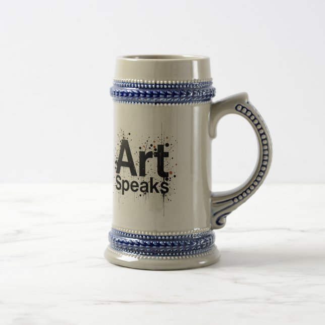 Art Speaks Elegant inspirationskonst Sejdel (Höger)