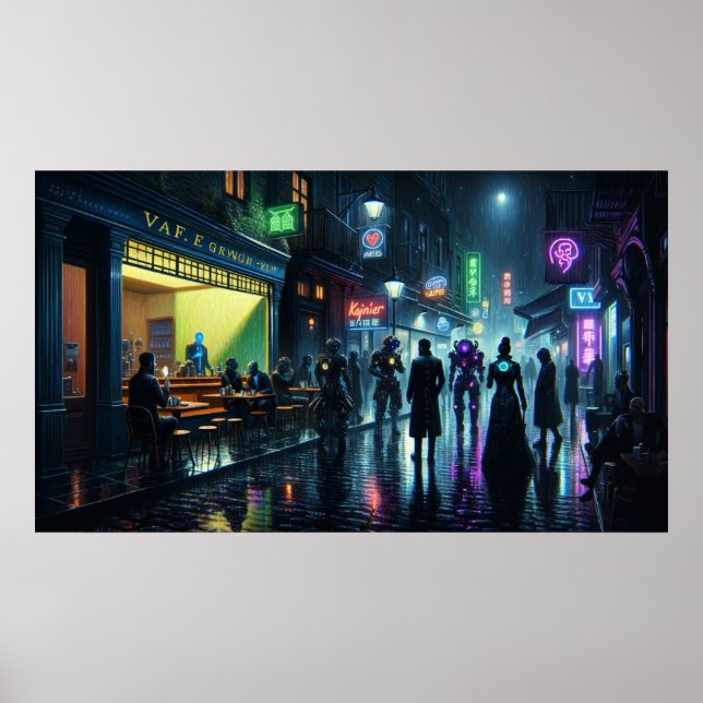 "Art Springer" Cyberpunk Poster (Framsidan)