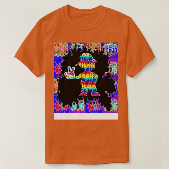 Art Sticker Drip Graffiti Rap Boy 1 T Shirt (Design framsida)