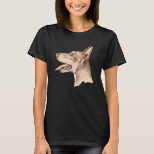 Art Stil Doberman Doberman Pinscher T Shirt