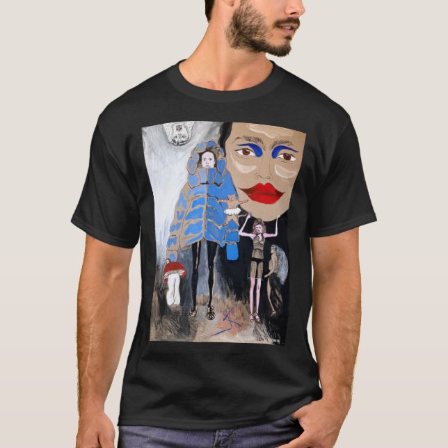 Art Streetwear Graphic Artwork Fashion Illustratio T Shirt (Framsida)