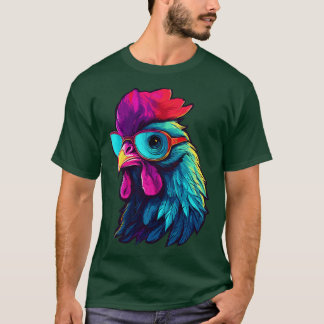 Art Sunglass Chicken Gifts Funny Chicken 3 T Shirt
