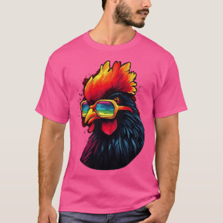 Art Sunglass Chicken Gifts Funny Chicken 4 T Shirt