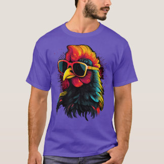 Art Sunglass Chicken Gifts Funny Chicken 5 T Shirt