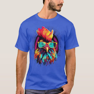 Art Sunglass Chicken Gifts Funny Chicken T Shirt