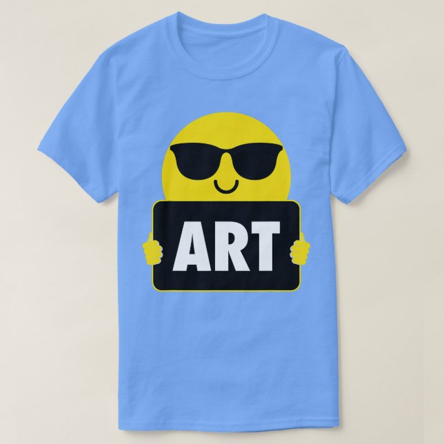 Art Sunglass Shirt Artist Tee (Design framsida)