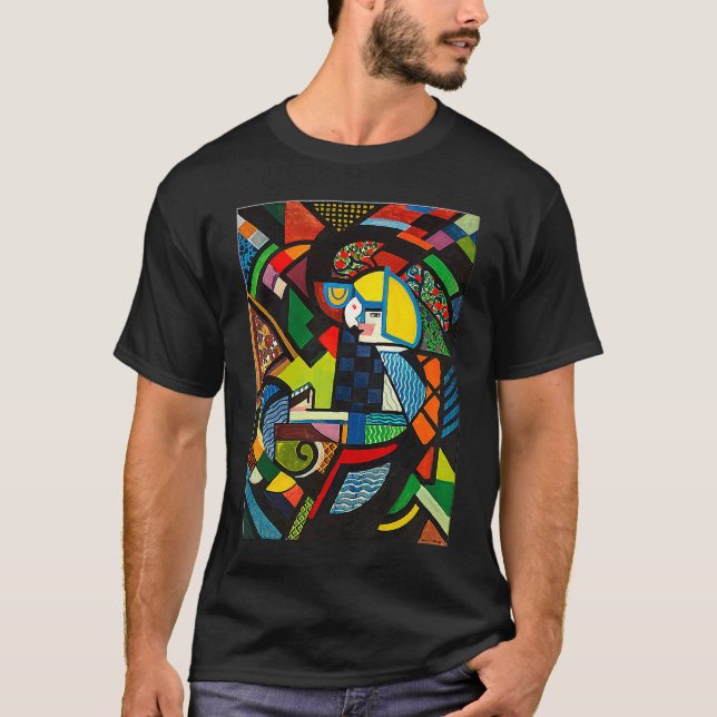 Art T , Painting, Masterpiece Art, Poster, Men's,  T Shirt (Framsida)
