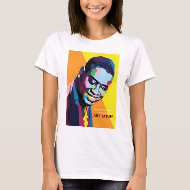 Art Tatum T Shirt (Framsida)