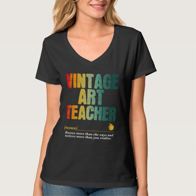 Art Teacher Appreciation Week Back to School  3 T Shirt (Framsida)