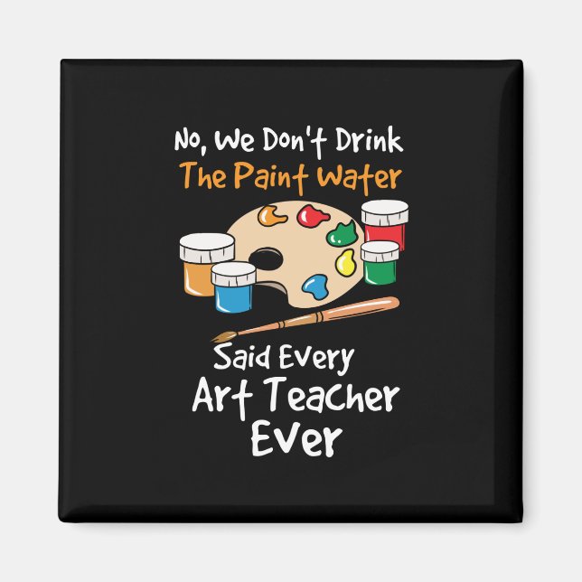 Art Teacher Artist Magnet (Framsidan)