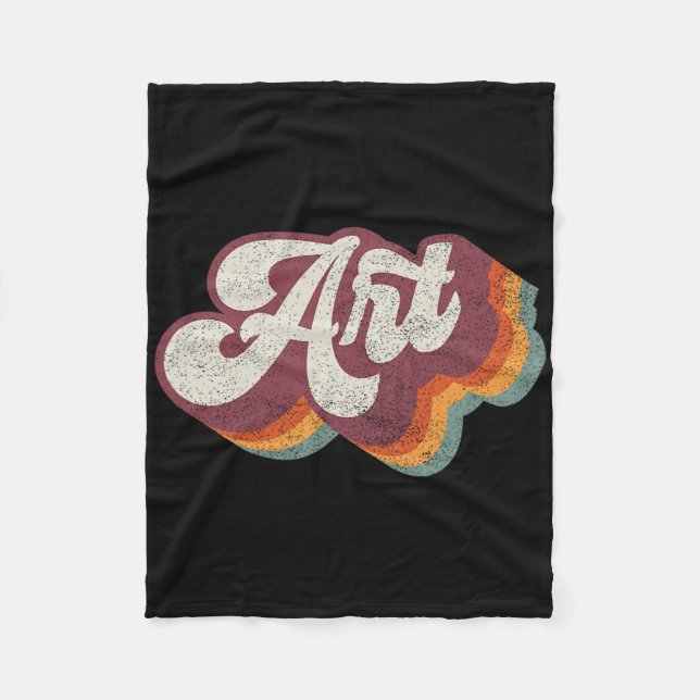 Art Teacher Back to school Fleecefilt (Framsidan)