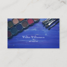 Art Teacher, Back to school, konstnärer, konst Visitkort
