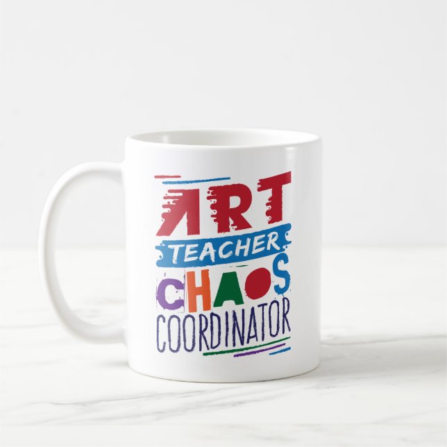 Art Teacher Chaos Coordinator Kaffemugg (Vänster)