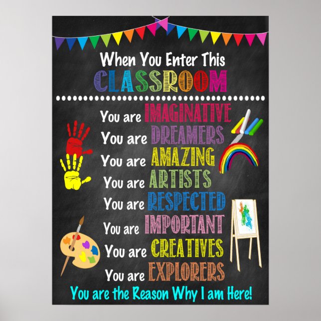 Art Teacher Classroom Poster (Framsidan)