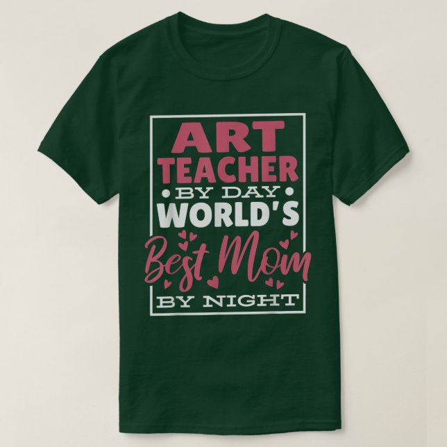 Art Teacher efter dagstidning Bästa Mamma efter na T Shirt (Design framsida)