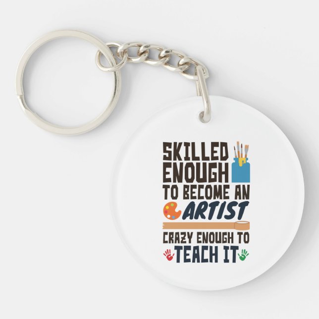 Art Teacher Funny Skilled Crazy (Framsidan)