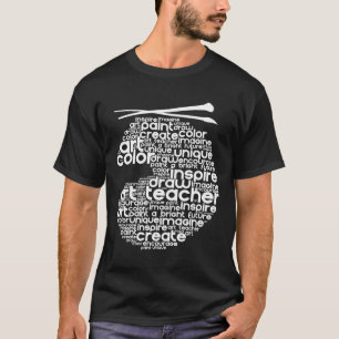 Art Teacher Gift Art Ord Cloud Palette T Shirt