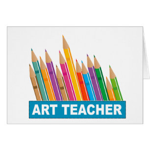 Art Teacher Hälsningskort