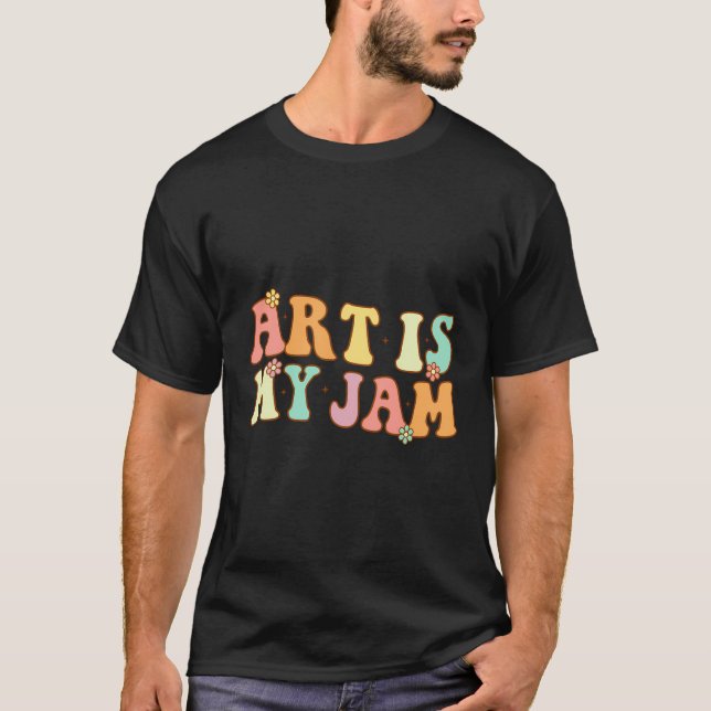 Art Teacher - konst är min Sylt T Shirt (Framsida)